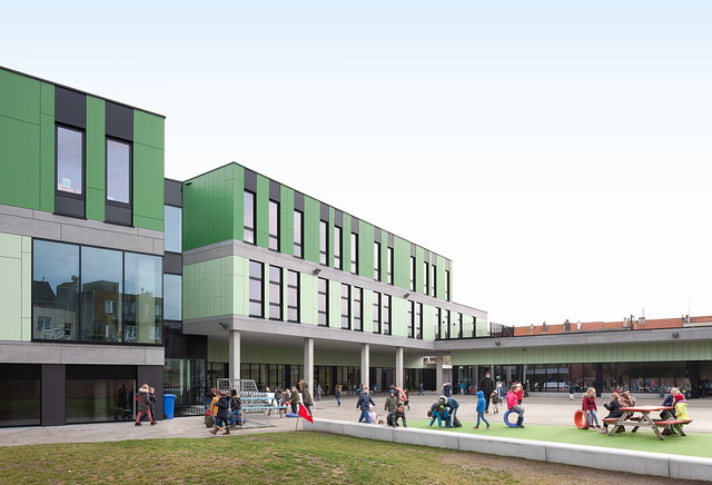 AVDK architecten - Scholen Van Morgen - Artes - School Zuidlaan Blankenberge. Foto © Dennis De Smet