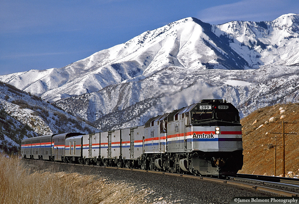 Loafer Mountain Amtraks California Zephyr Train No 6 Gli Flickr