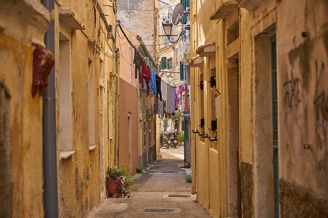 Streets of Kerkyra - Corfu, Greece