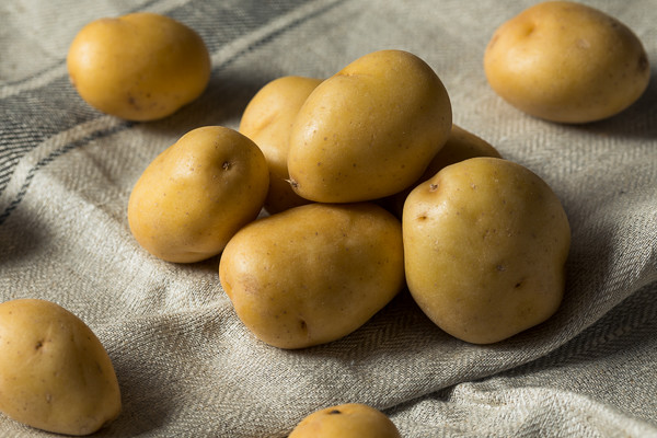 Raw Organic Yellow Baby Potatoes