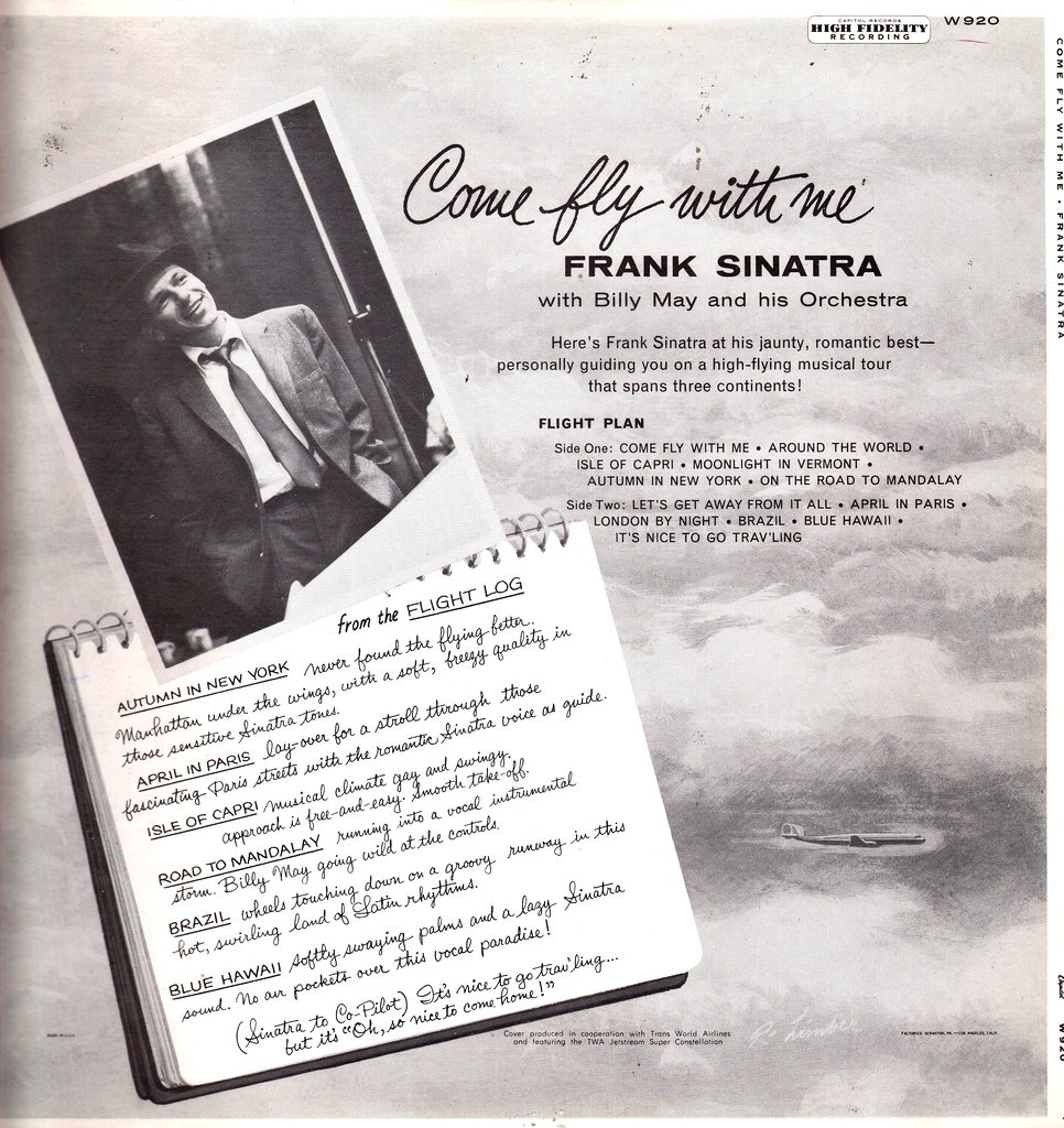 7 Sinatra Frank Come Fly With Me Us 1958 Flickr