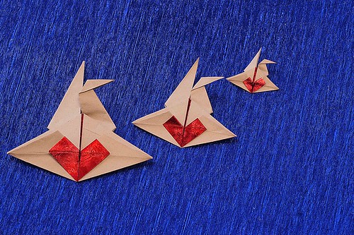 Origami Crane in Love (Elsje van de Ploeg)