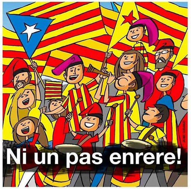 Catalunya vol viure en llibertat.