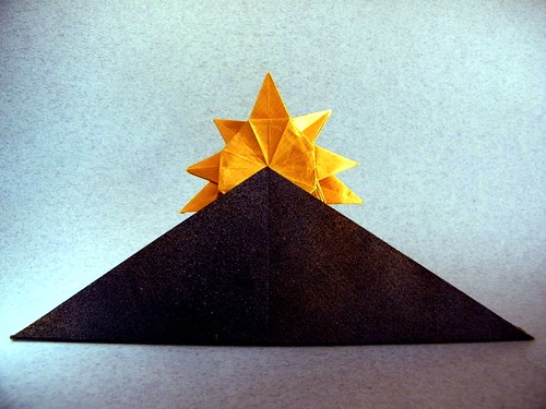 origami papiroflexia papierfalten nascer do sol sunrise kunsulu