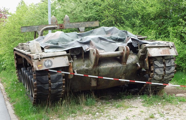 Reste eines Brückenlegepanzer M48