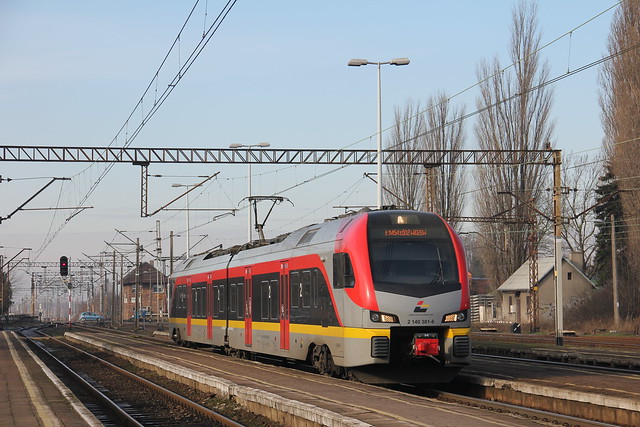 ŁKA L-4268-020 , Zduńska Wola train station 03.02.2018
