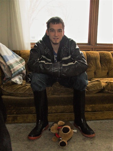 2008 Wintertime Luke in boots (4) | Brian Douglas Ahern | Flickr
