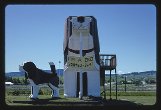 Dog Bark Park, rear view, Route 95, Cottonwood, Idaho (LOC)