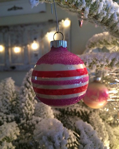 Striped Shiny Brite ornament | Eli & Anne-Marie | Flickr