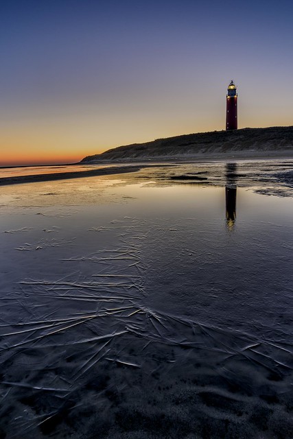Frozen @Lighthouse of Texel
