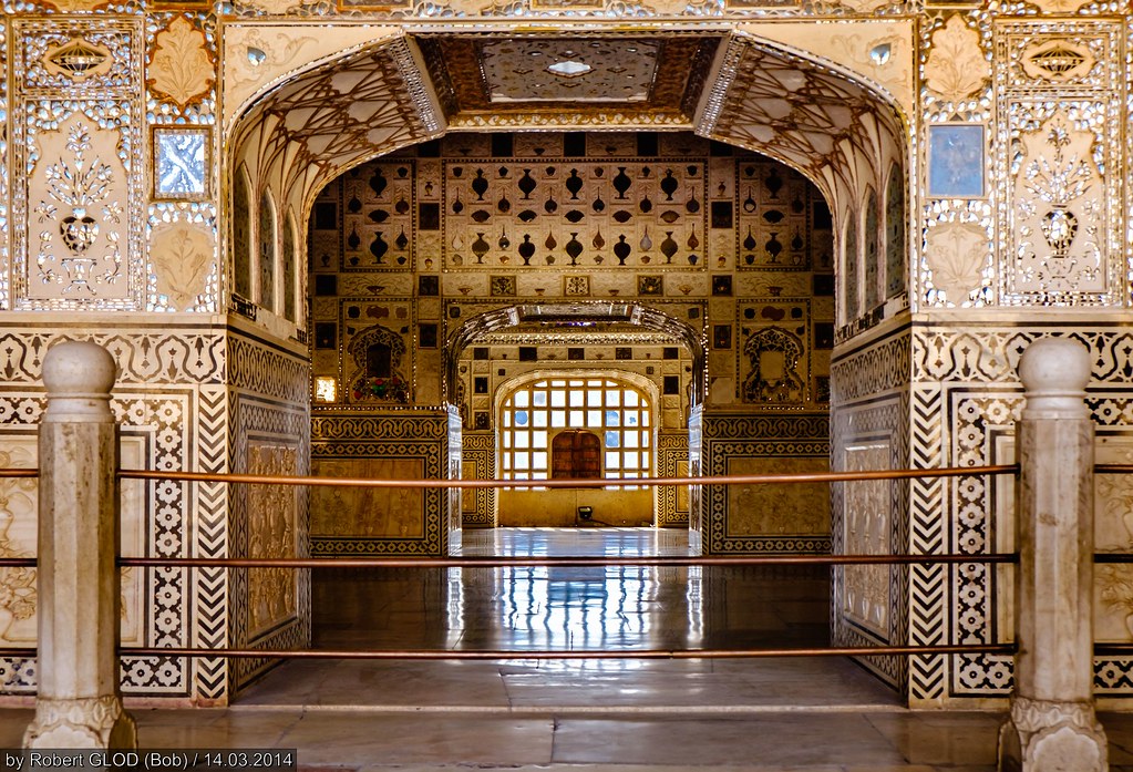 Jaipur - Amer Fort - Sheesh Mahal (The Mirror Palace in th… | Flickr
