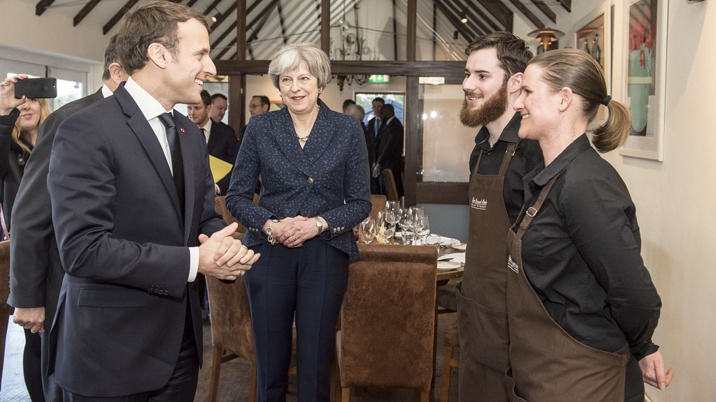 PM lunch with Macron
