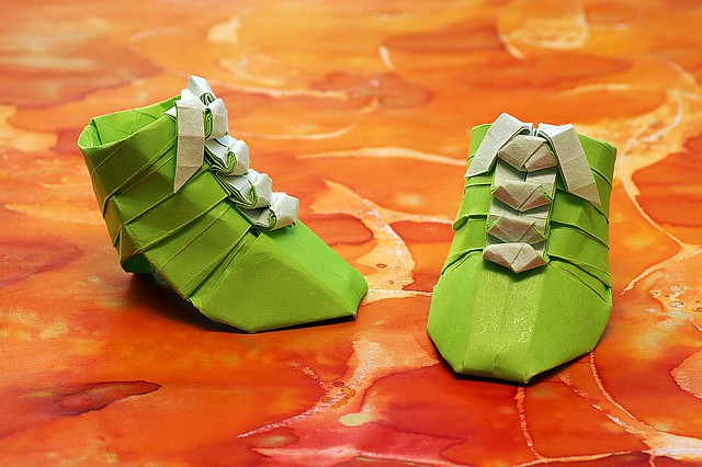 Origami Lace Boots (Yoshio Tsuda)
