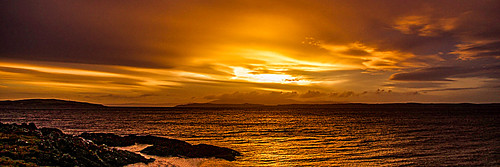 sunset sunsetsandsilhouettes firthofclyde riverclyde water clouds sky sun pentaxkr pentax pentaxdal peaceful scotland panoramic panorama