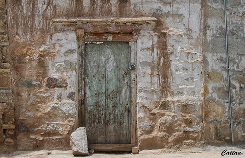 The door - The beautiful decorated doorway of the monastery is like a colourful painting  -Drepung Monastery, 哲蚌寺, Tibet, | by cattan2011