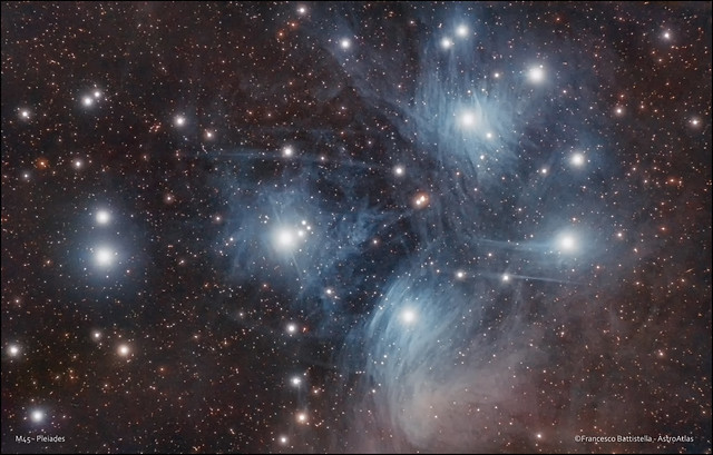 M45 - Pleiades - The Seven Sisters
