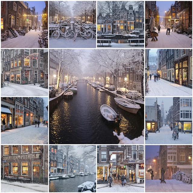 Amsterdam's winter charm shines in fairy lights