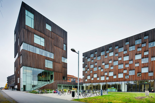 Umeå University, Bildmuseet (L), School of Architecture (R) | Umeå, Sweden | Henning Larsen Architects