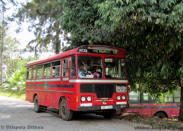 Ashok Leyland Lynx D type bus from SLTB Matugama depot