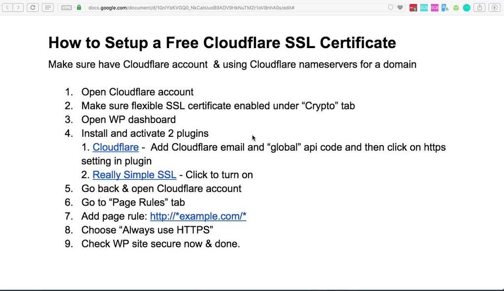 How to Setup Cloudflare Free SSL on a Wordpress Website | Flickr
