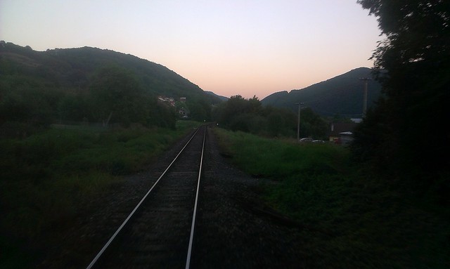 evening on way to Hronská Dúbrava
