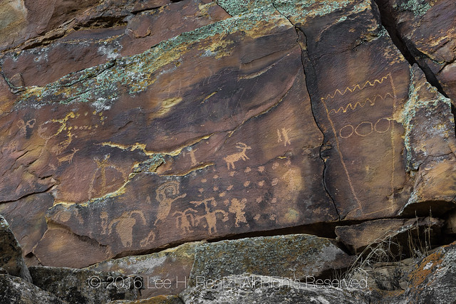 Petroglyph Panel in Nine Mile Canyon