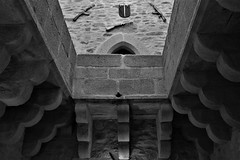 Interior da torre de menagem do castelo de Bragança