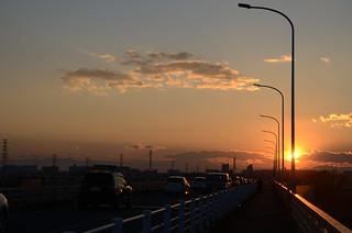 Sunset View on Akigase-hashi 2