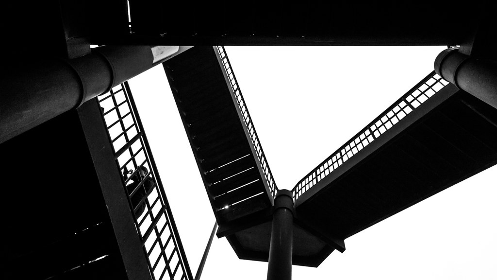 Stairs - Chicago, United States - Black and white street photography