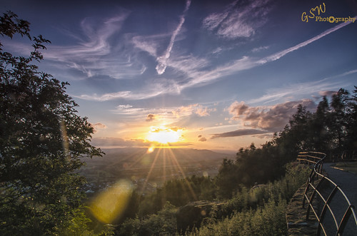 uk blue trees sunset sky plants sun southwest green wales clouds nikon view britain hill dramatic stunning summit monmouth forestofdean riverwye monmouthshire navaltemple areaofoutstandingnaturalbeauty d7000 nikond7000 gswphotography