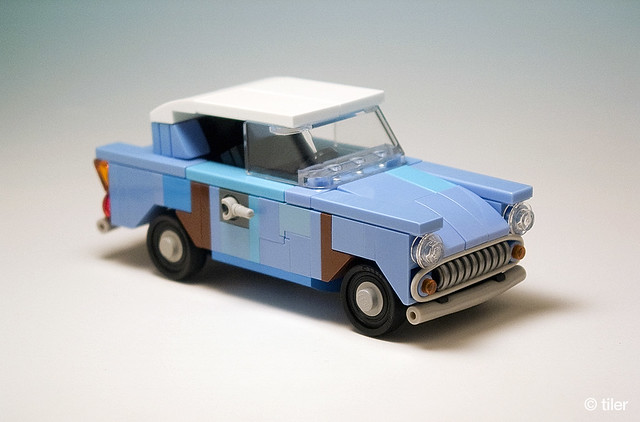 Harry Potter flying Ford Anglia 105E (junk version) _06