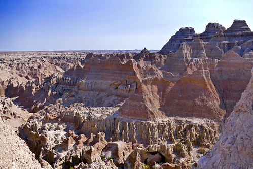 badlands rocks red southdakota plains nationalpark landscape scenery