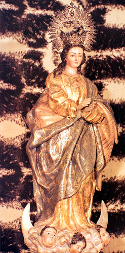 La Inmaculada [1] - En la capilla de La Comunidad. Imagen donada por el convento de Cádiz.