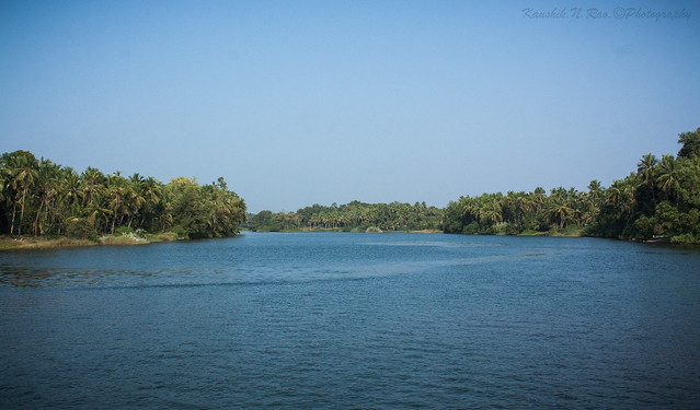 The view from Neelavara dam, Brahmavara, Udupi.
