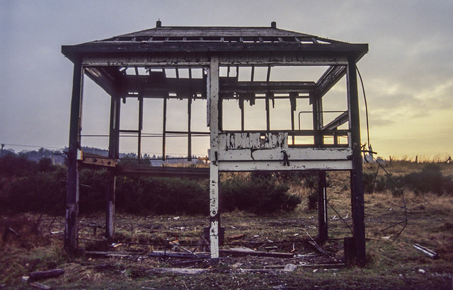 Annesley Midland Signal Box Feb 1992