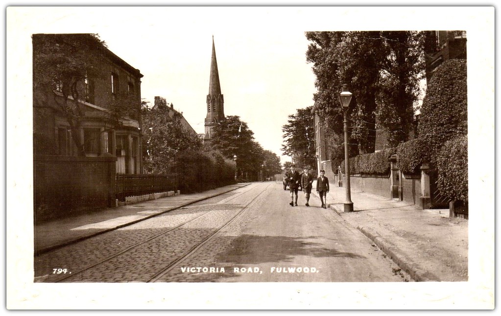 Victoria Road, Fulwood. | Sepia postcard RP-PPC No. 794 by A… | Flickr