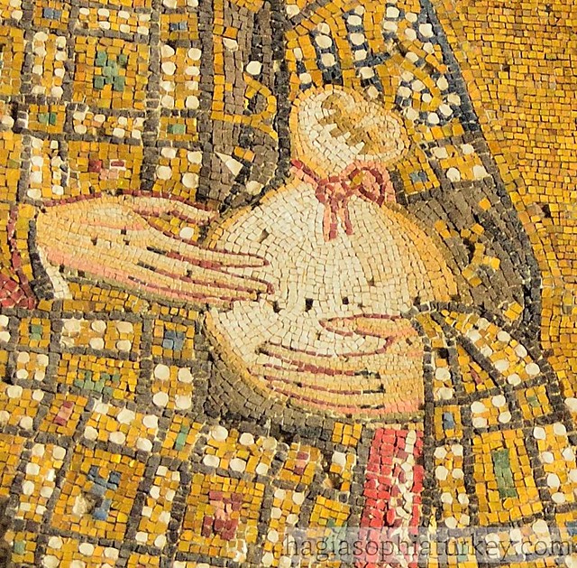 Emperor Komnenos II - Dress Detail, Mosaic in Hagia Sophia