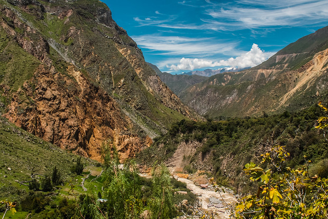 Deep in the Colca Canyon