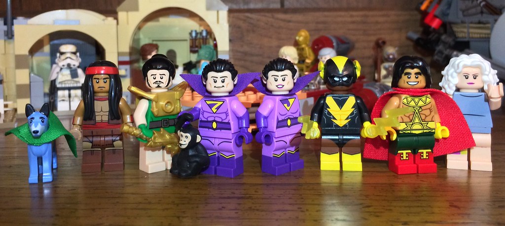 SAMURAI DC Universe SUPER FRIENDS Minifigure **NEW** LEGO Custom Printed