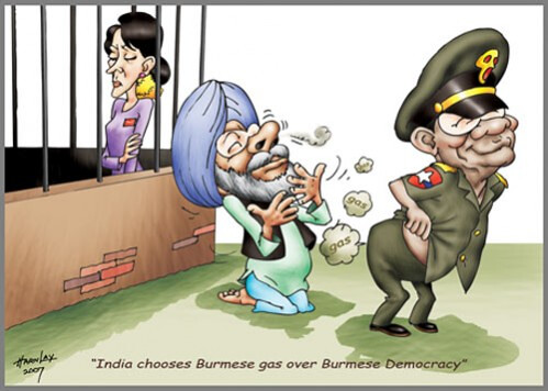 India chooses Burma