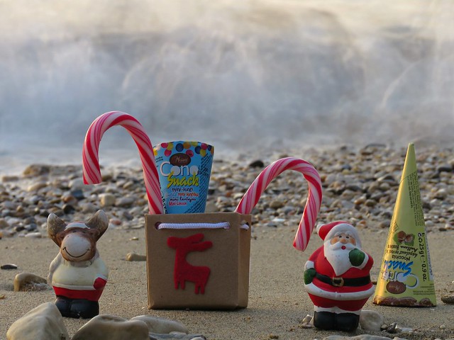 Santa Clause And Reindeer Gus Wish You Sweet Christmas (Naughty Sea Edition)