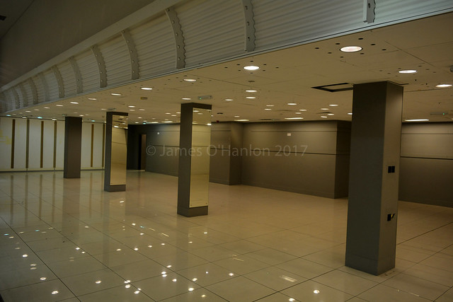 recently vacated retail space