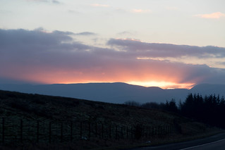 English mountains at sunrise