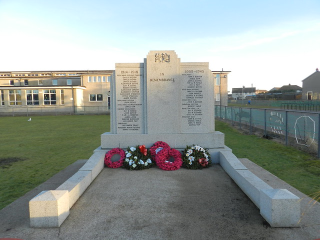 Inverallochy War Memorial, Inverallochy, Aberdeenshire, Jan 2017