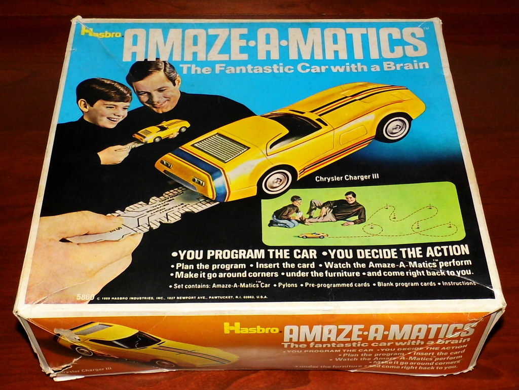 Vintage Hasbro Amaze-A-Matics Programmable Toy Car, The Fa… | Flickr