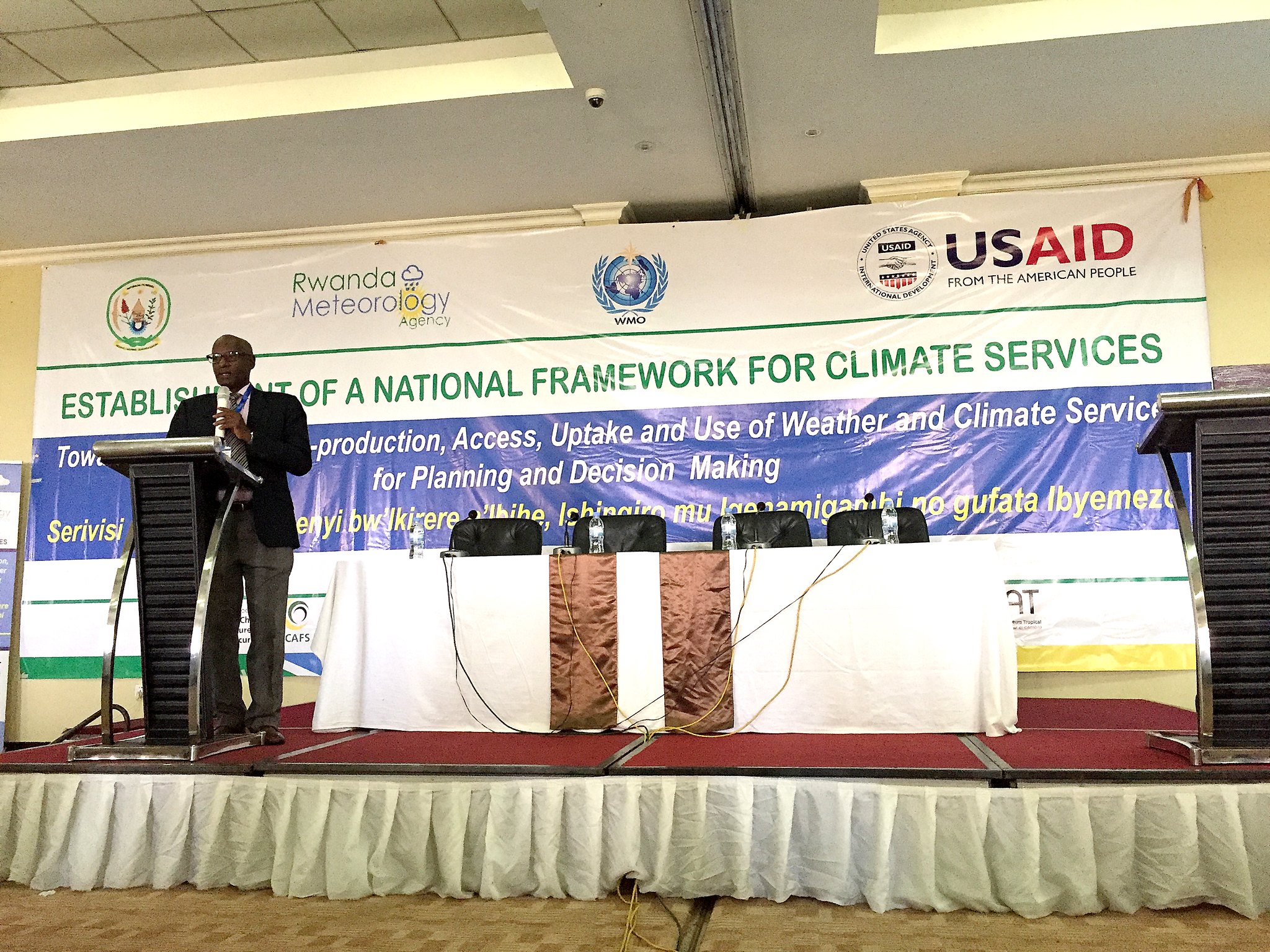 Establishment of the Rwanda National Framework for Climate Services (NFCS)