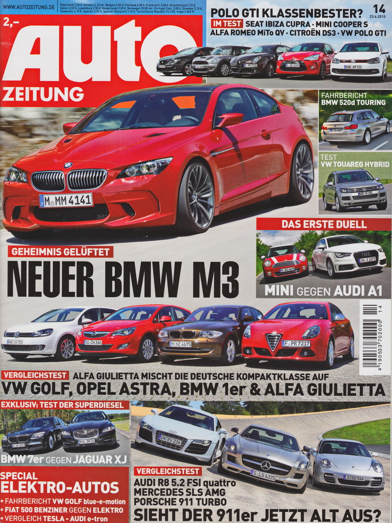 Image of Auto Zeitung - 2010-14 - cover