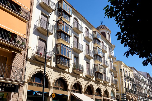 Antequera, Spain - impressive apartment block along 'Calle Infante Don Fernando'