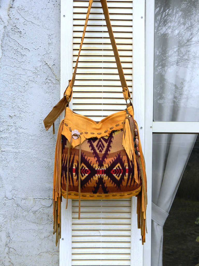 Pendleton and Elk Leather bag | Allochka2012 | Flickr