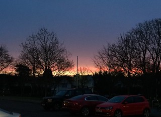 First teaching day if the year #muchtooearly #watford #sunrise